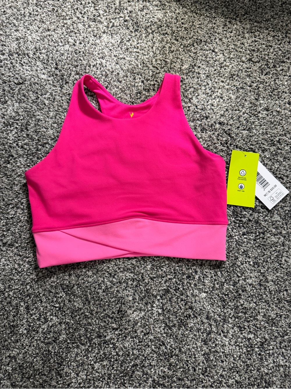 Vively pink sports bra size M (7/8) #activewear #fitness